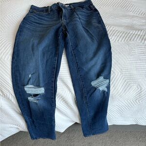 Levi high rise straight jean